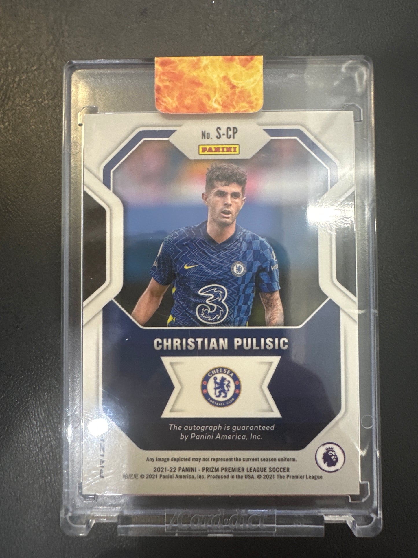 Christian Pulisic S-CP 2021 Panini Prizm Signatures Gold