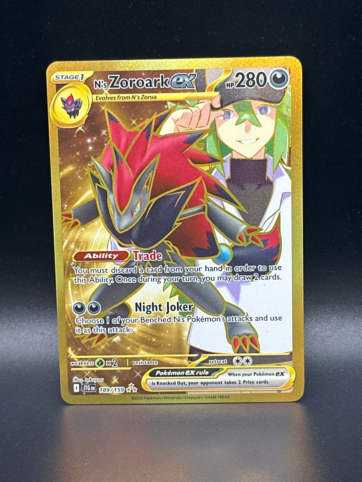 189/159** N’s Zoroark EX