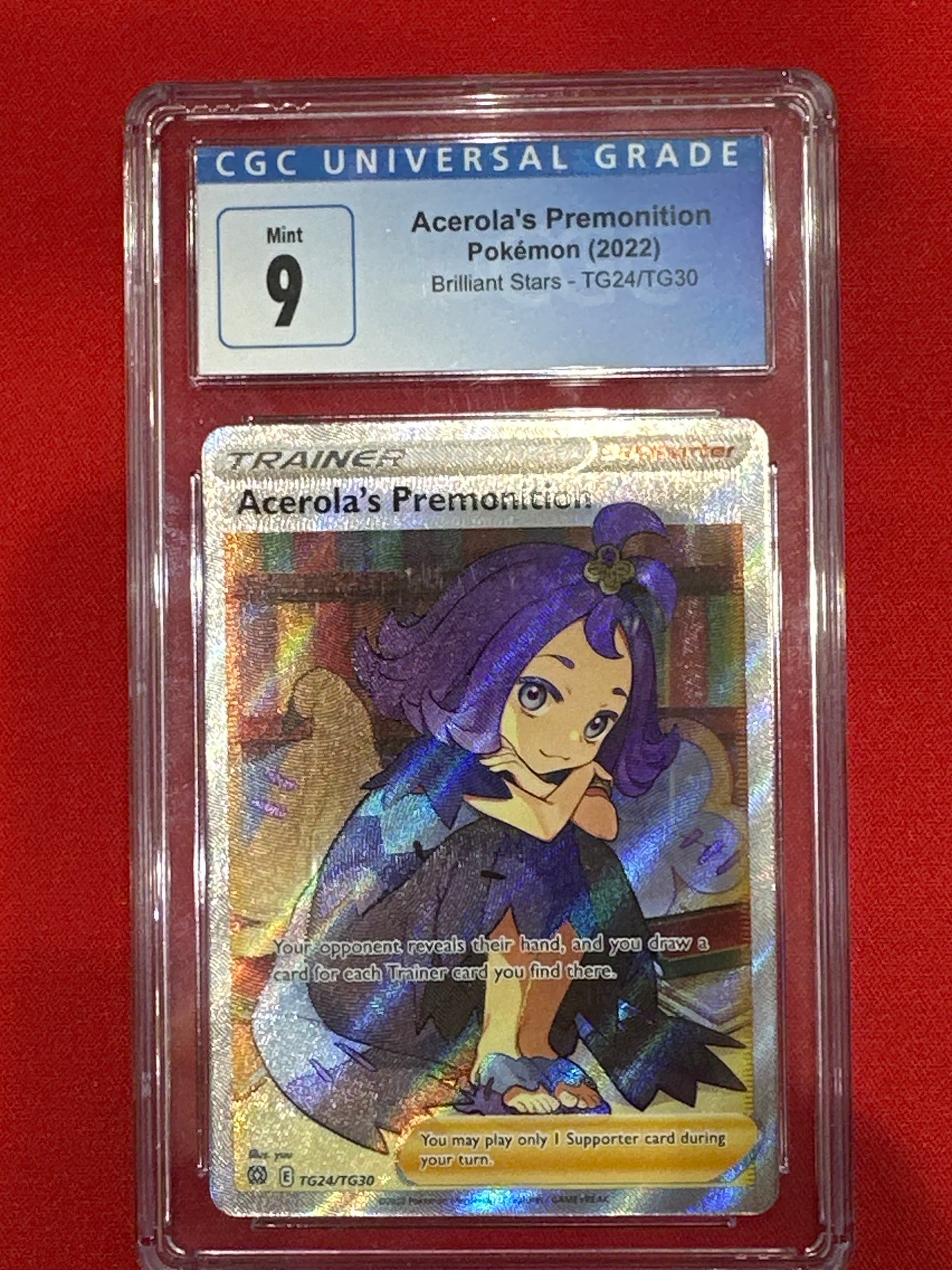 Acerola’s Premonition TG24 cgc 9