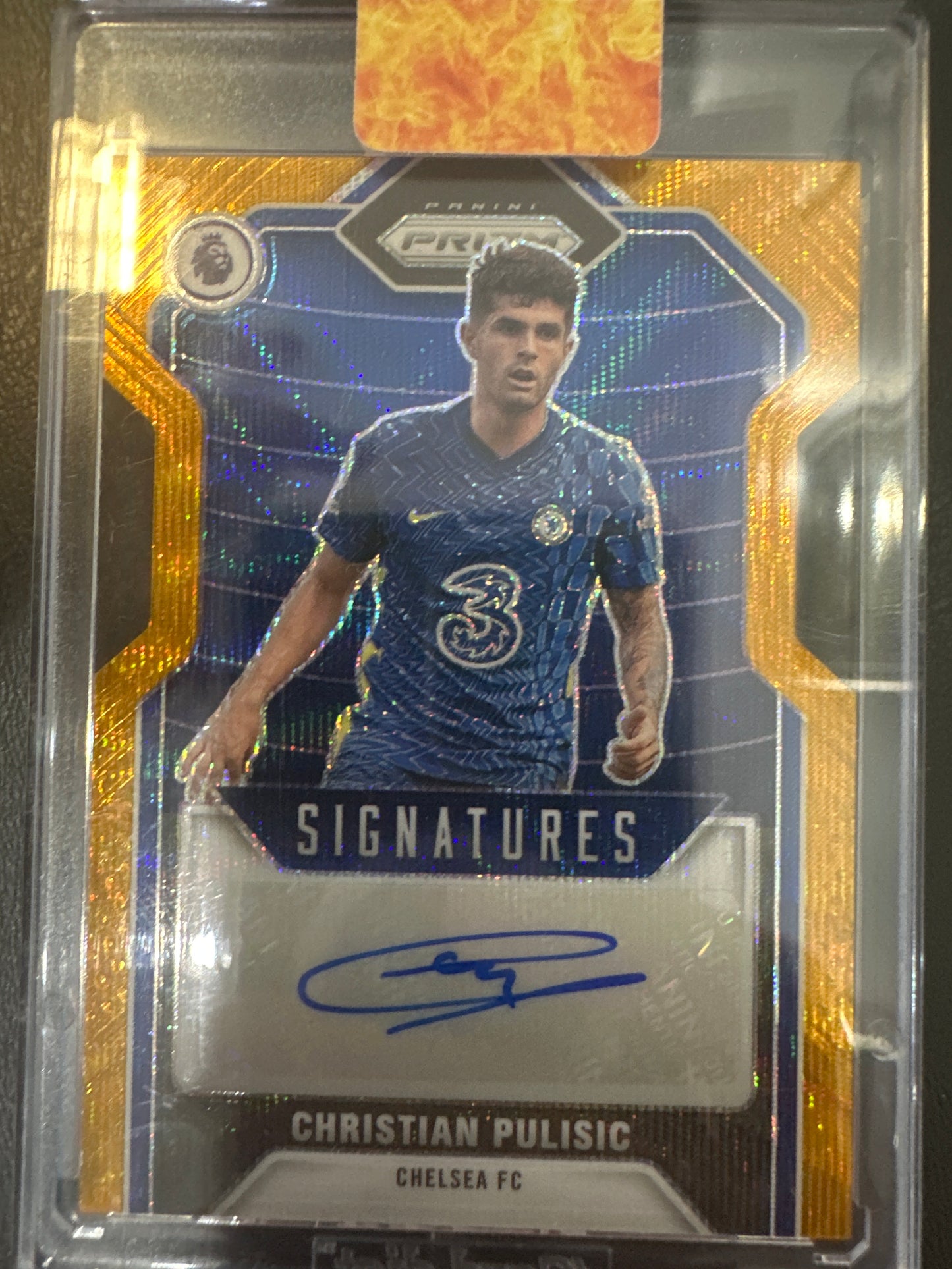Christian Pulisic S-CP 2021 Panini Prizm Signatures Gold
