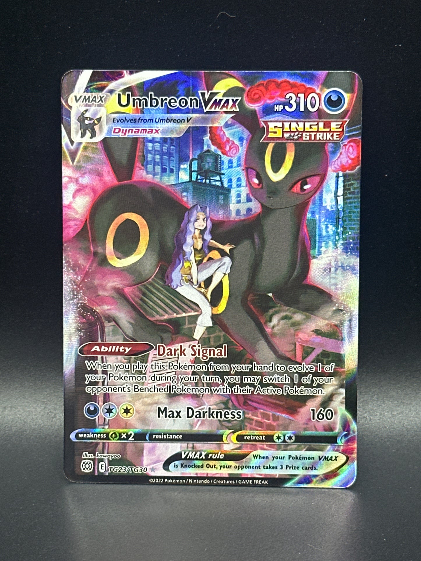 #TG23/TG30 Umbreon VMAX SWSH09: Brilliant Stars Trainer Gallery Ultra Rare tcg