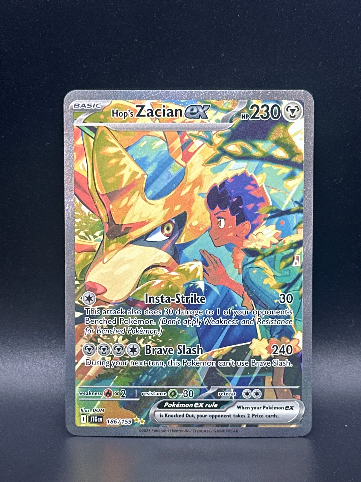 186/159 Hops Zacian EX