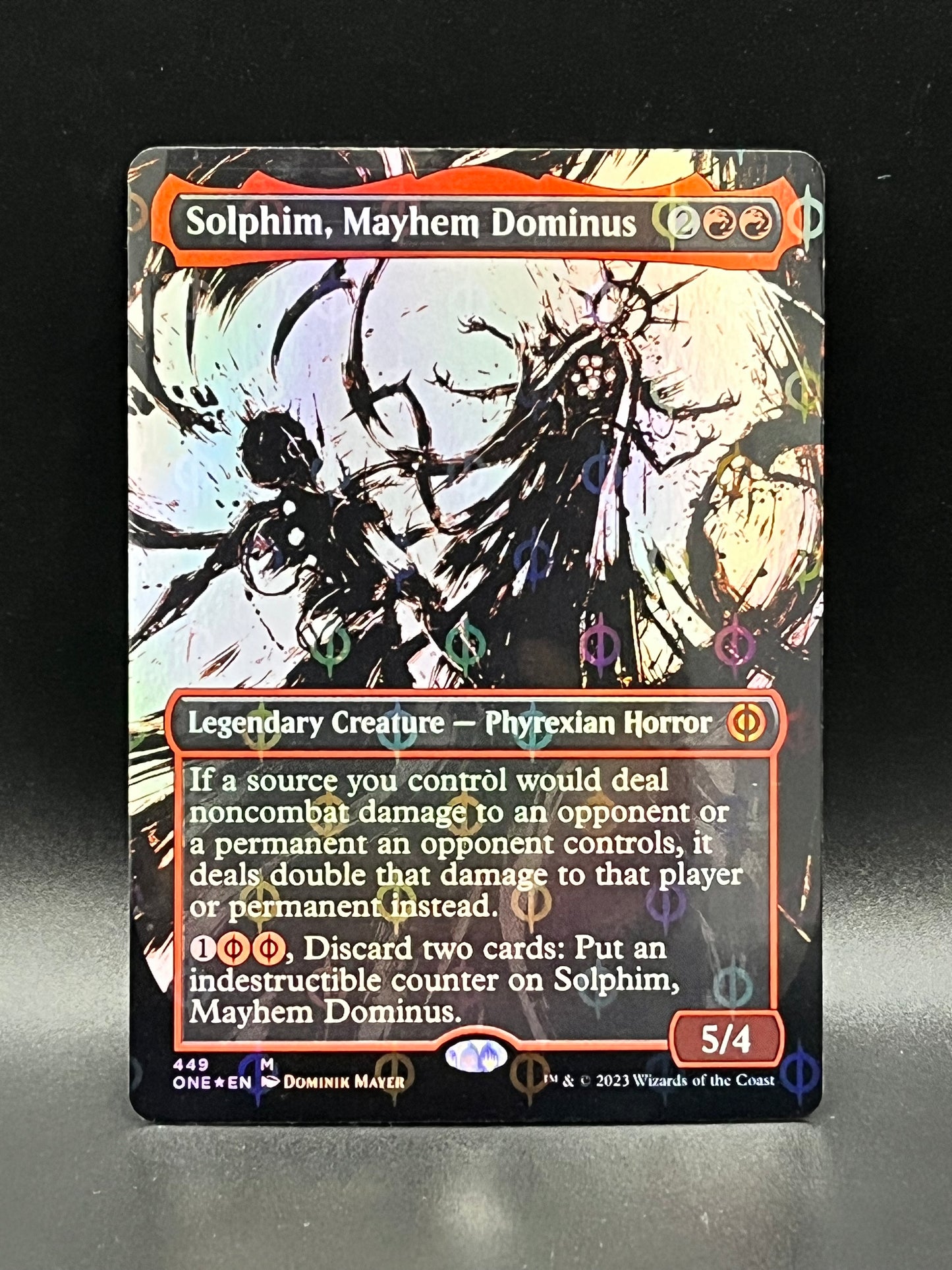 Solphim, Mayhem Dominus #449 (Step-and-Compleat Foil)