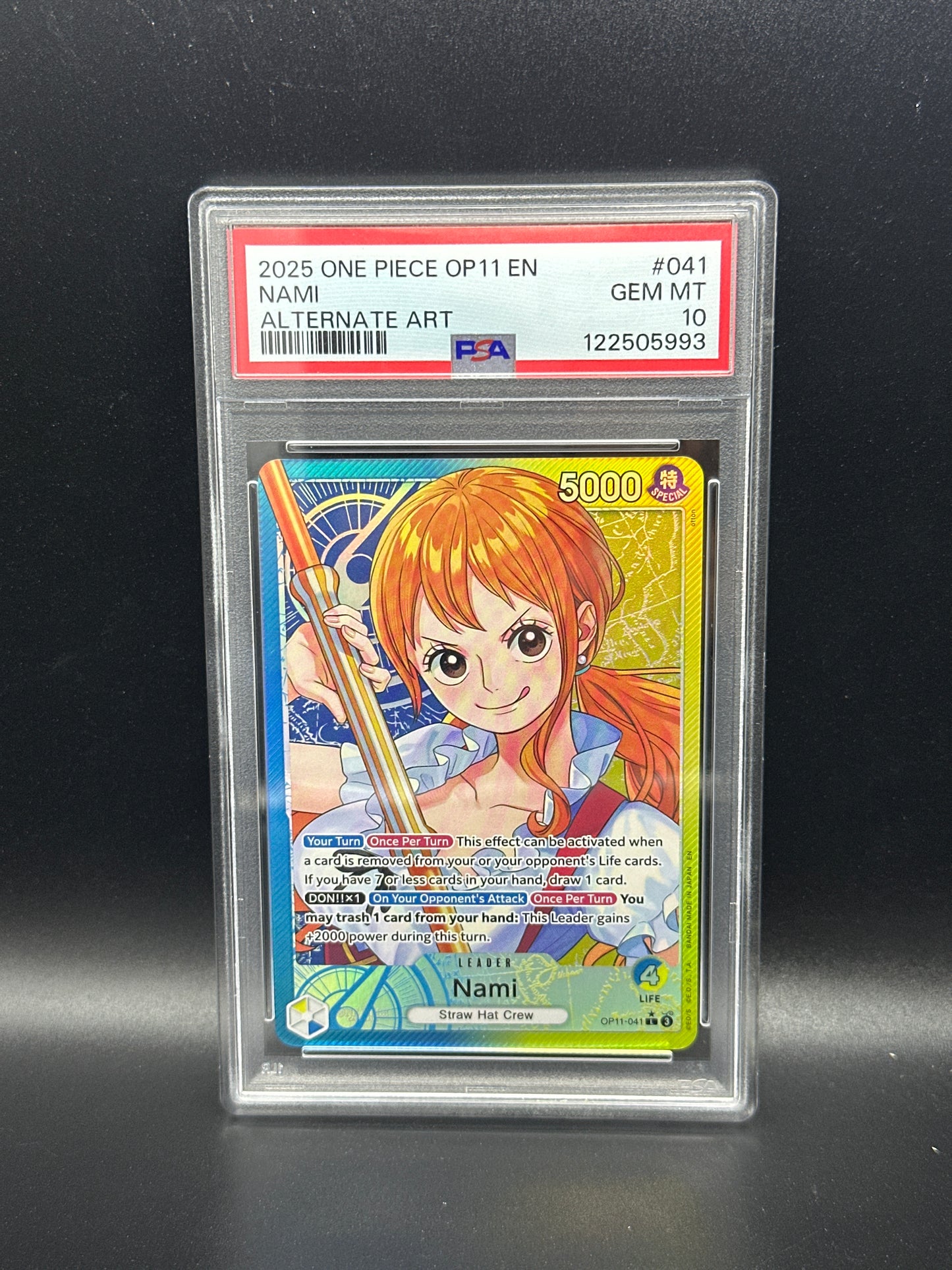 OP11-041 Nami Alt-Art Leader