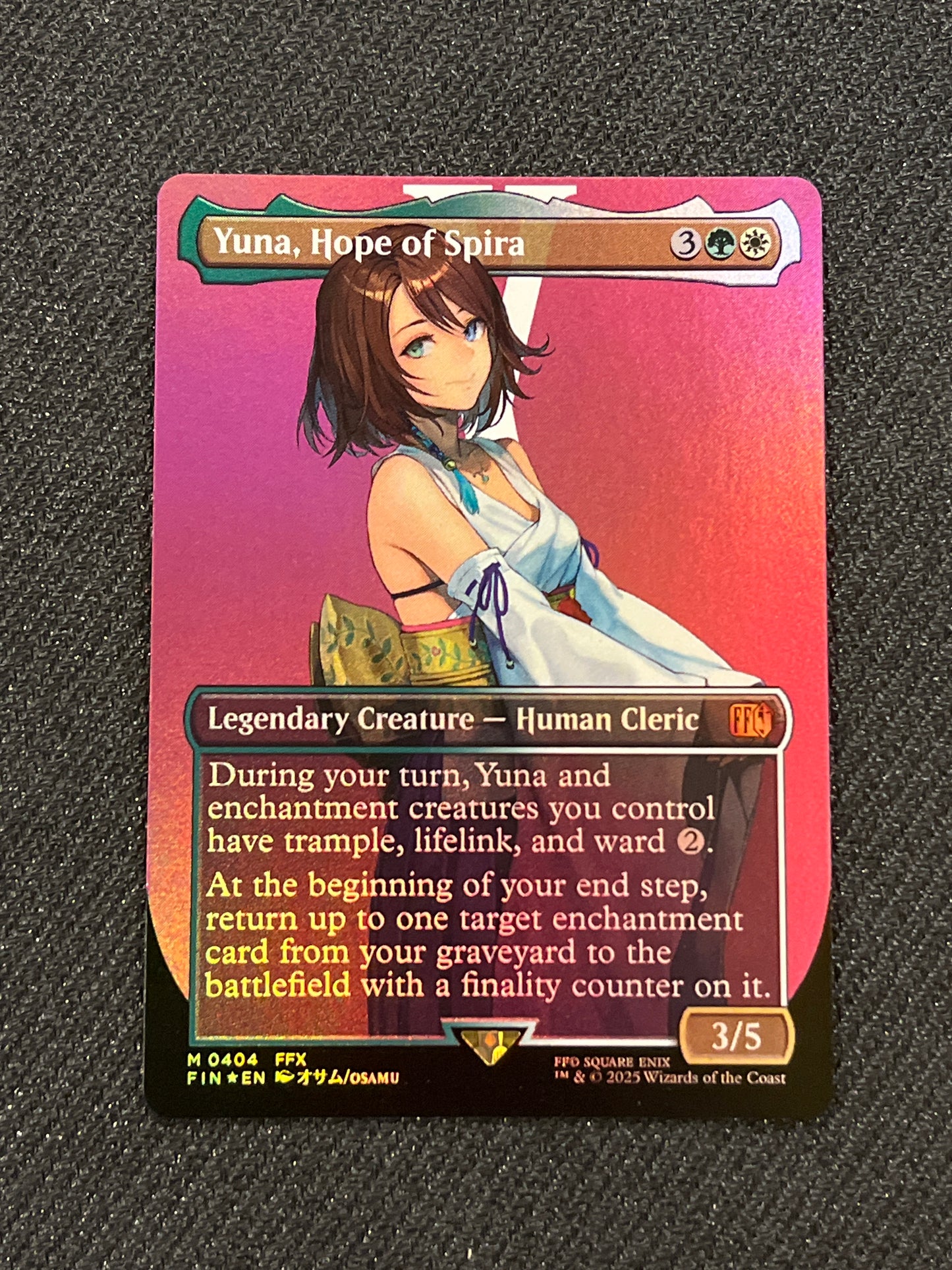 #0404 Yuna, Hope of Spira (Foil) Final Fantasy
