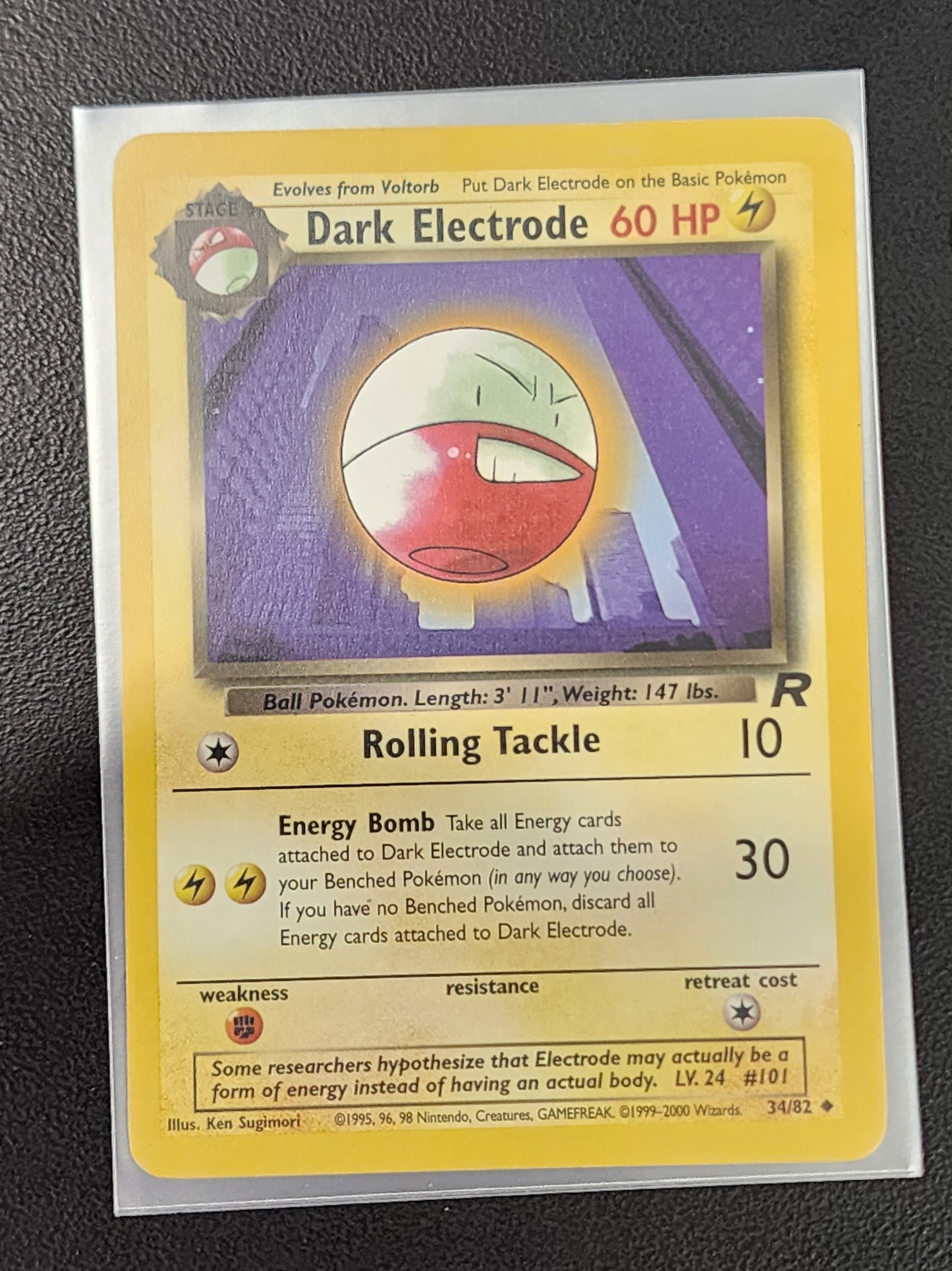#34/82 Dark Electrode Team Rocket