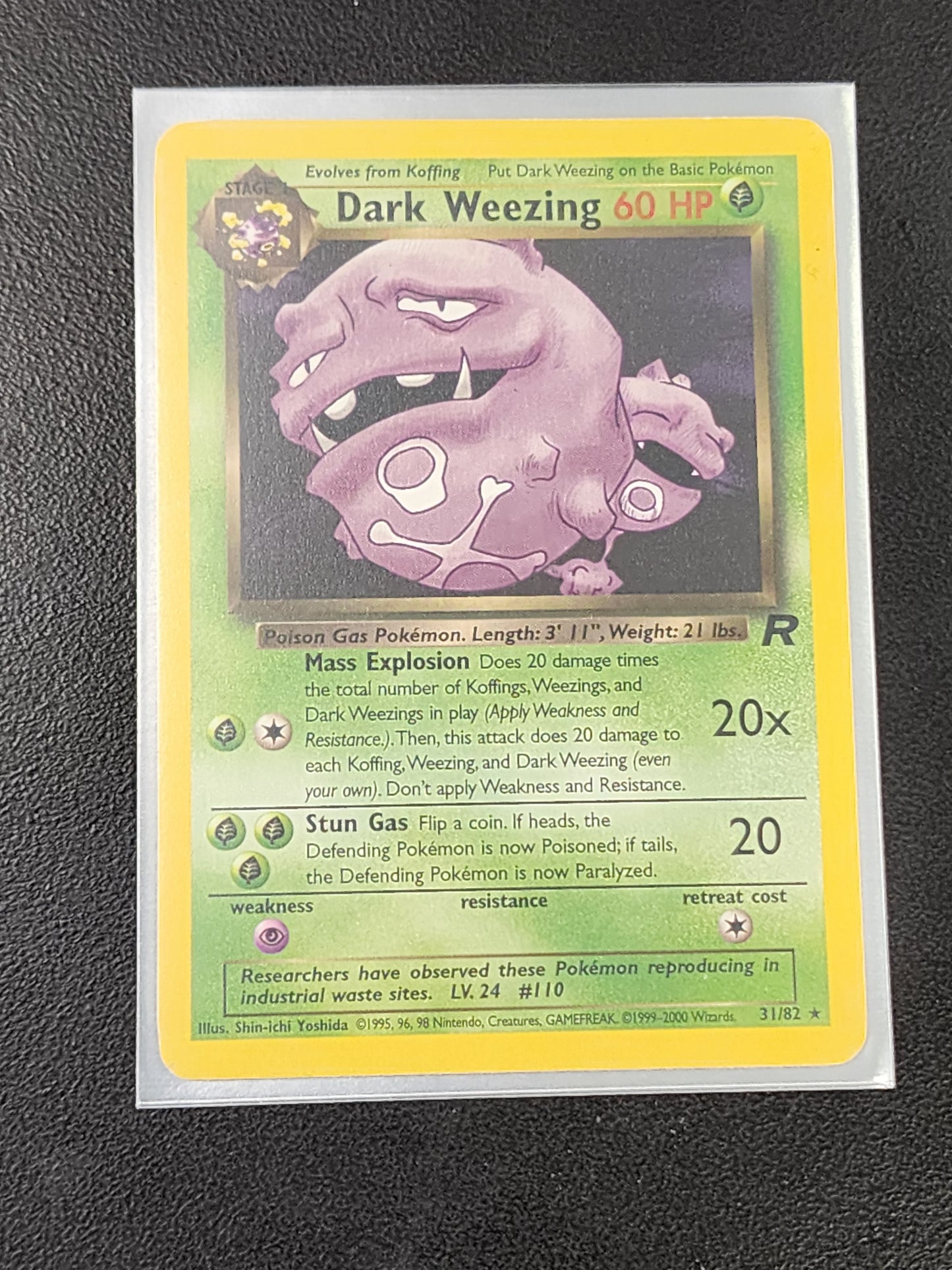 #31/82 Dark Weezing (31) Team Rocket