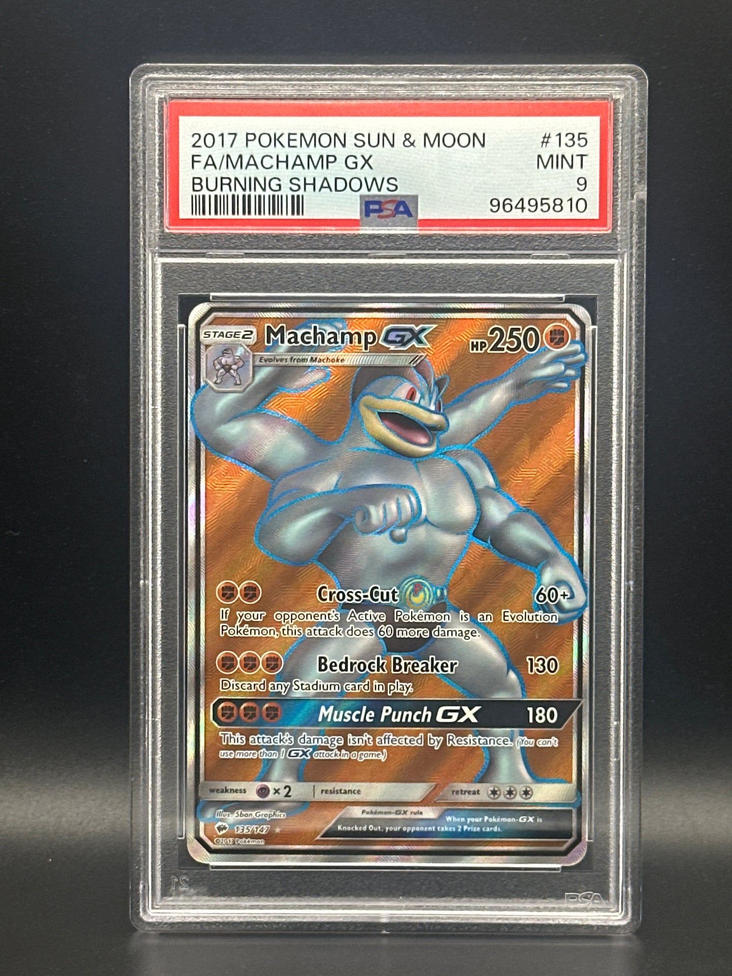 135/147 Machamp GX PSA 9