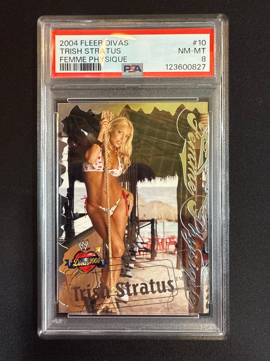 #10 FP Trish Stratus 2004 Fleer WWE Divine Divas 2005 sports Femme Physique