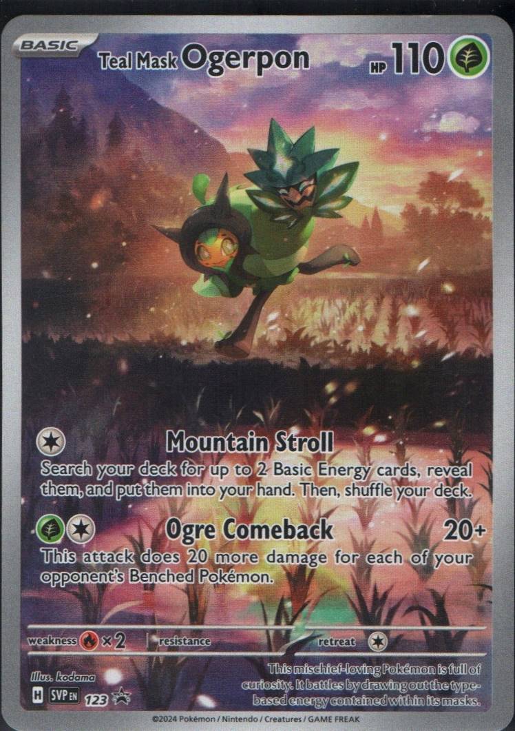 #123 Teal Mask Ogerpon SV: Scarlet & Violet Promo Cards