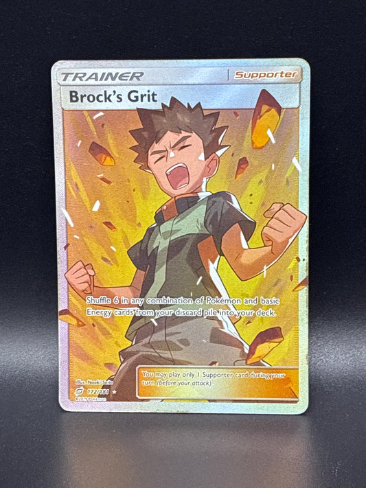 Brock’s Grit (Full Art) #172/181 Ultra Rare Team Up