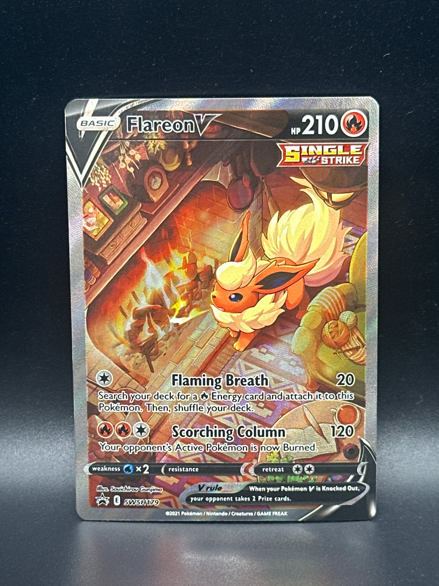 SWSH179* Flareon V SWSH: Sword & Shield Promo Cards