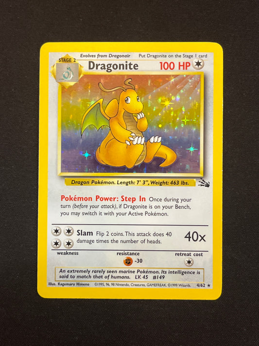 Dragonite* #4/62 Unlimited Fossil