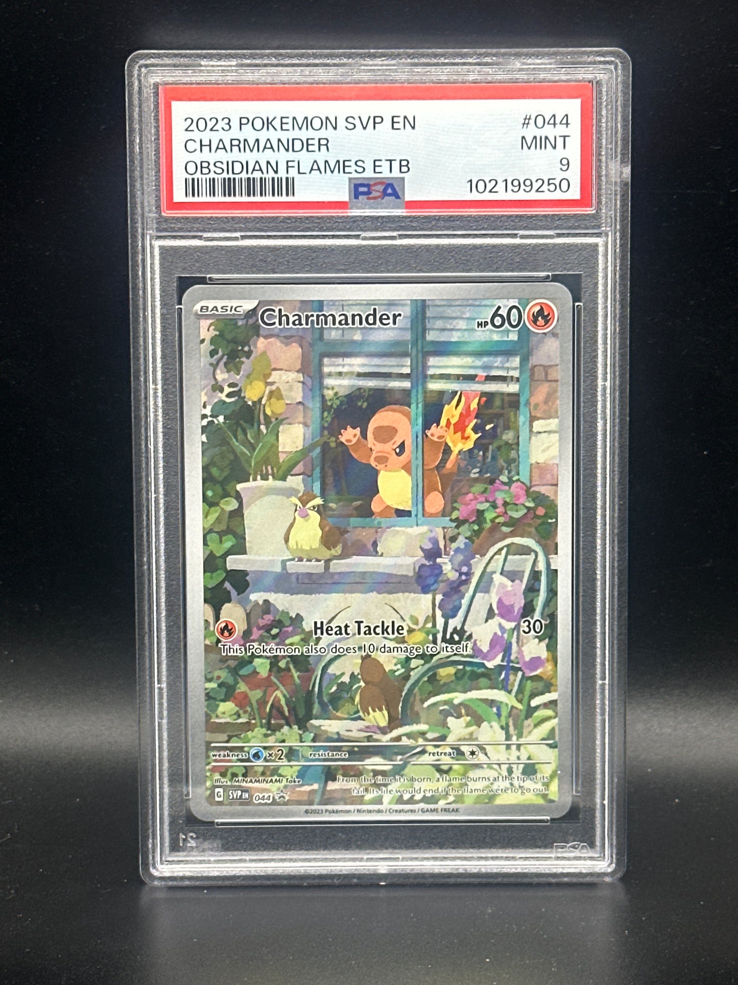 #044* Charmander (ETB Promo) PSA 9