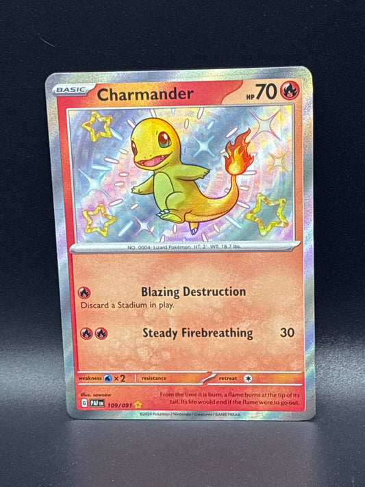 Charmander (Shiny) #109/091 - Paldean Fates