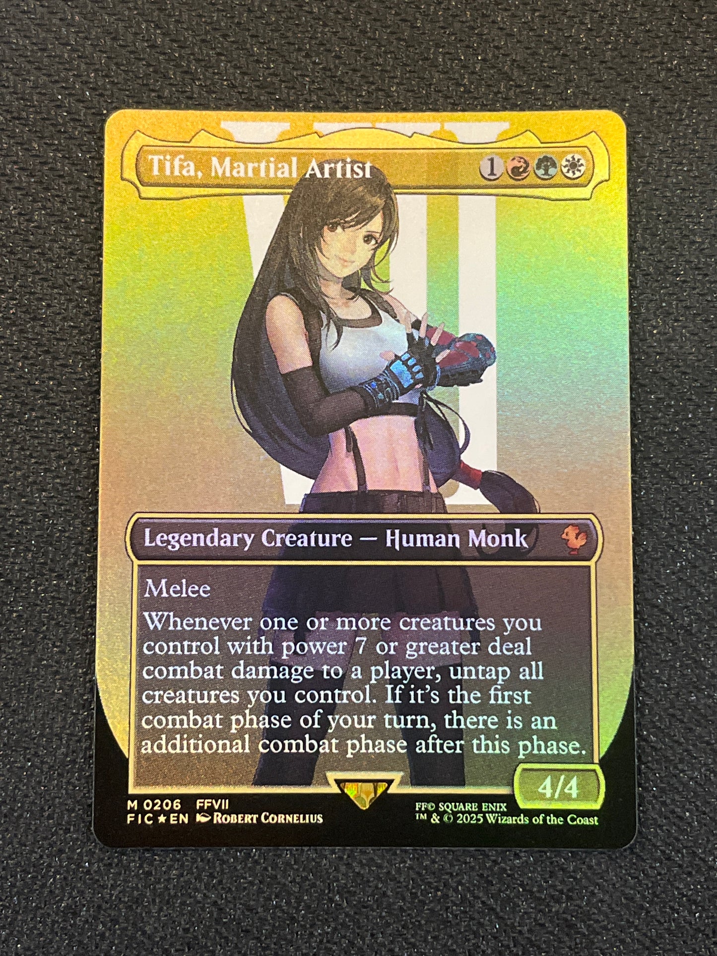 #0206 Tifa, Martial Artist (Foil) Final Fantasy Commander