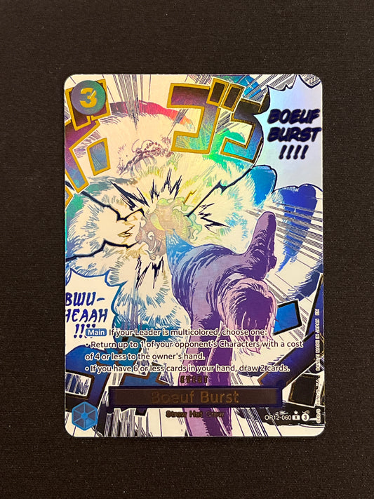 Boeuf Burst OP12-060 Alt-Art (R) Event - Legacy of the Master