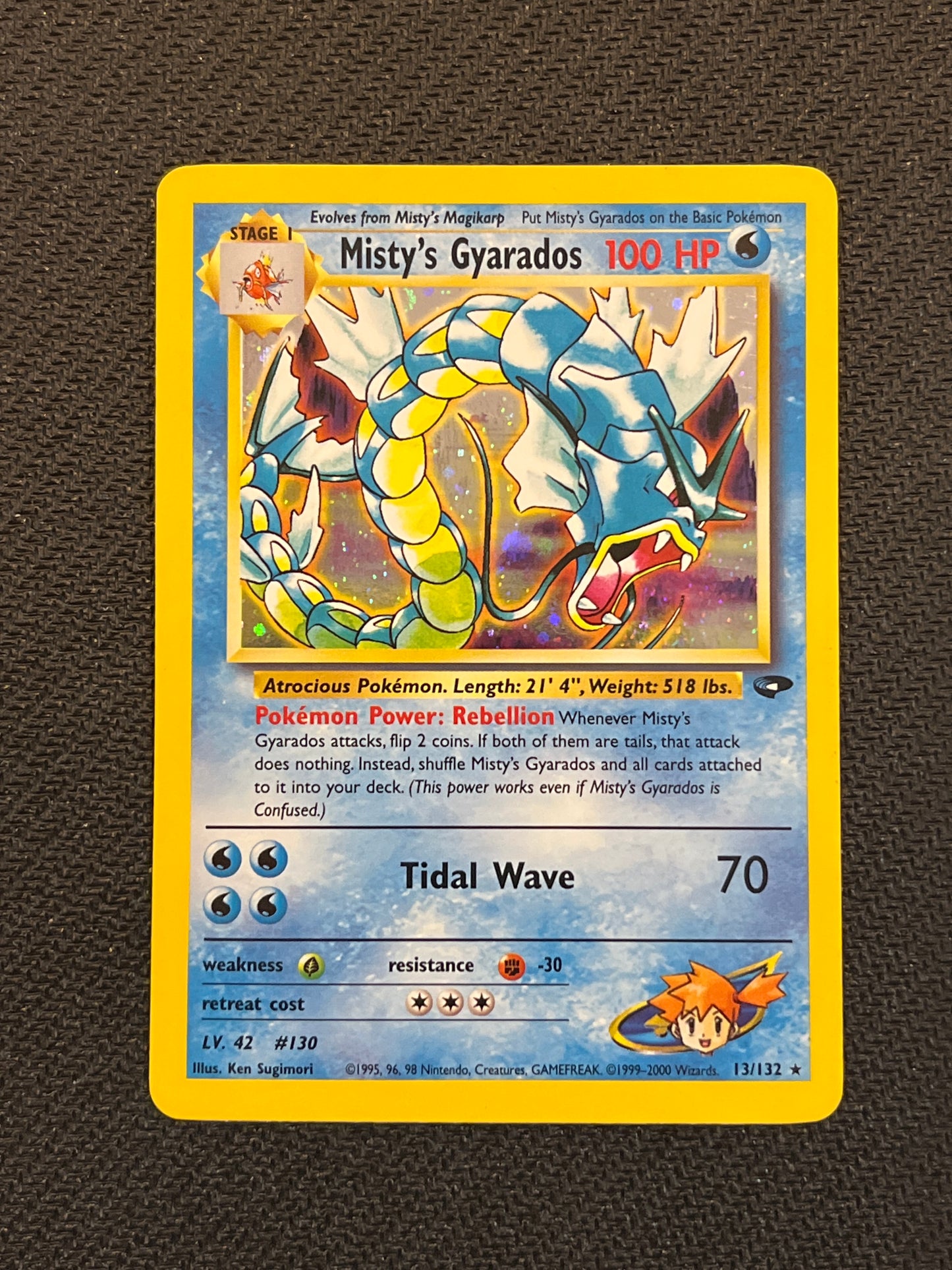 #13/132** Misty's Gyarados Gym Challenge