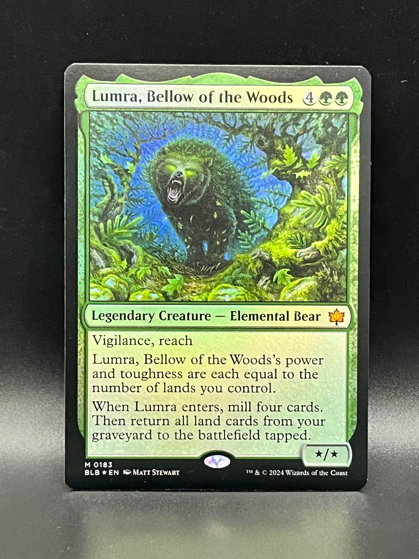 Lumra, Bellow of the Woods #183 (Foil)