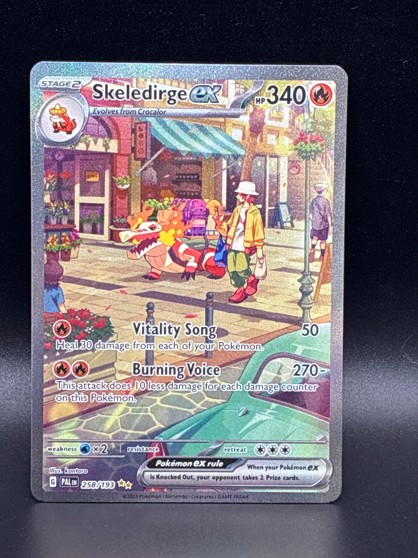 #258/193* Skeledirge ex SV02: Paldea Evolved