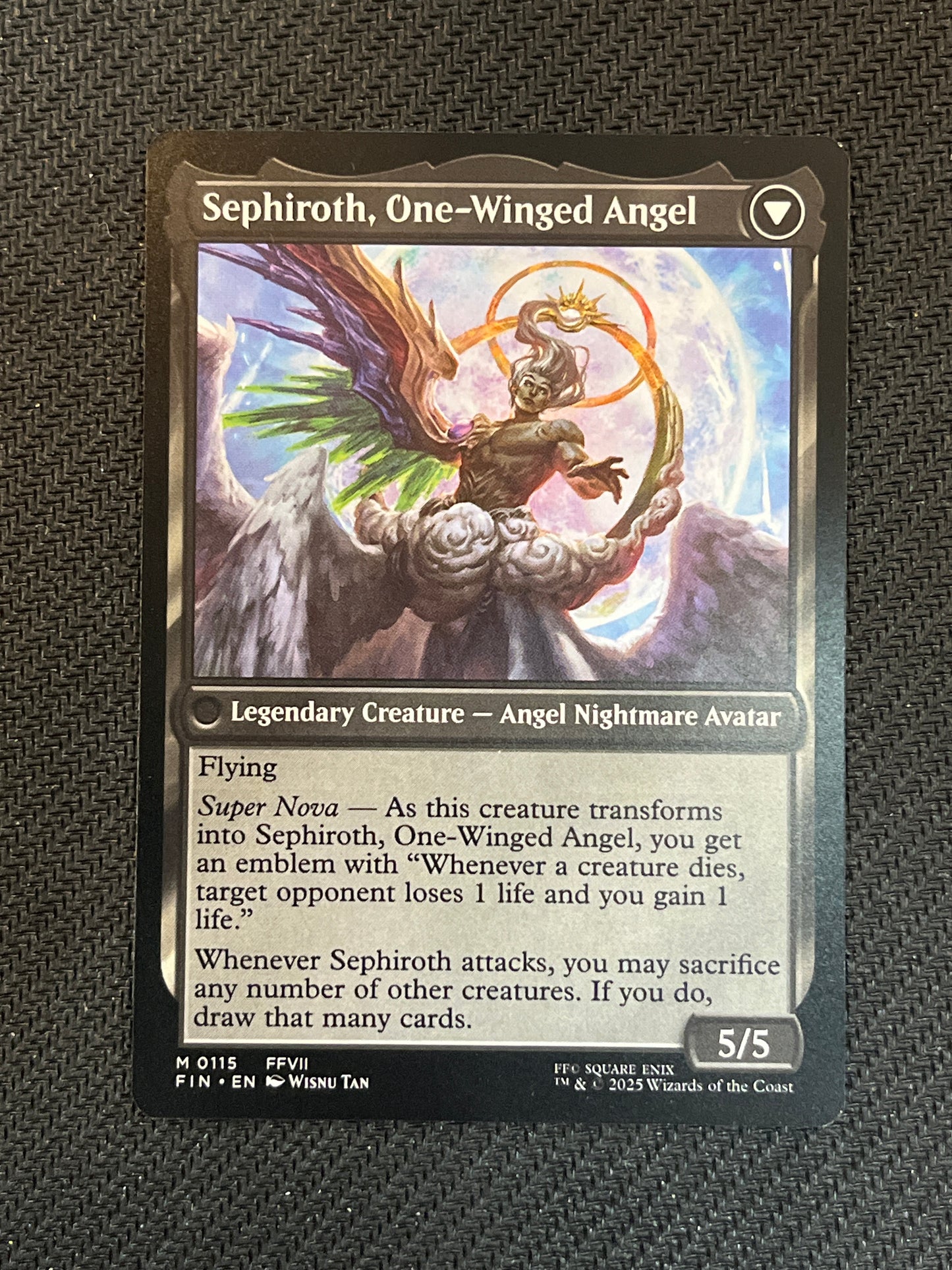 #0115* Sephiroth, Fabled SOLDIER // Sephiroth, One-Winged Angel (Normal) Final Fantasy