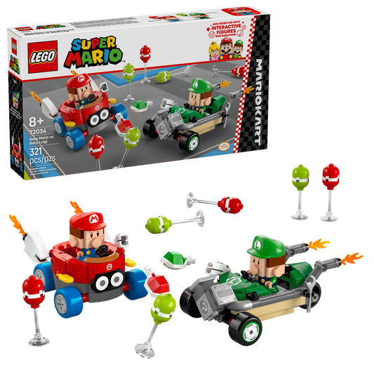 72034 Baby Mario Vs. Baby Luigi Super Mario Lego Set