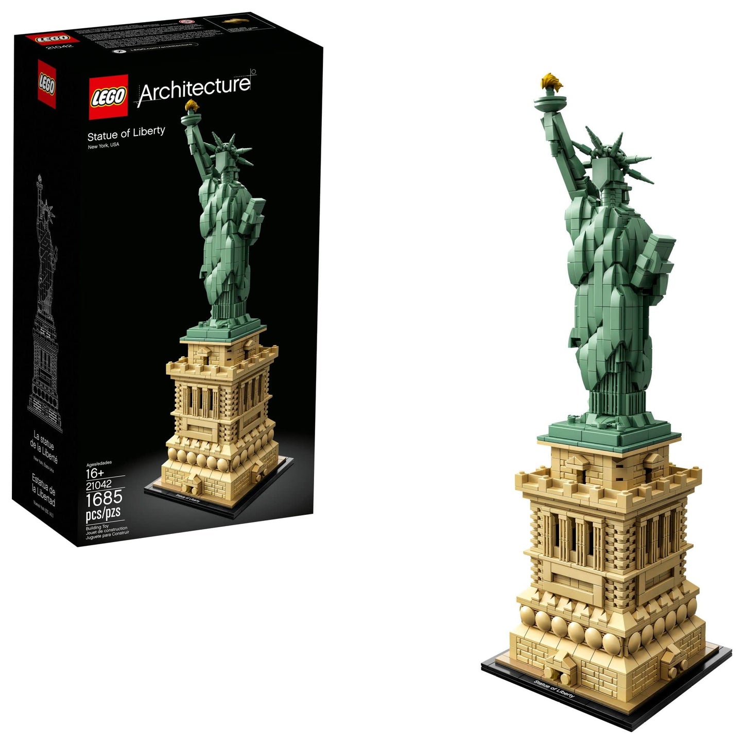 21042 Statue of Liberty Architecture Lego Set