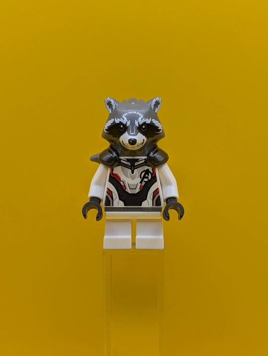 Rocket Raccoon sh0569 White Jumpsuit Marvel Lego Minifigure
