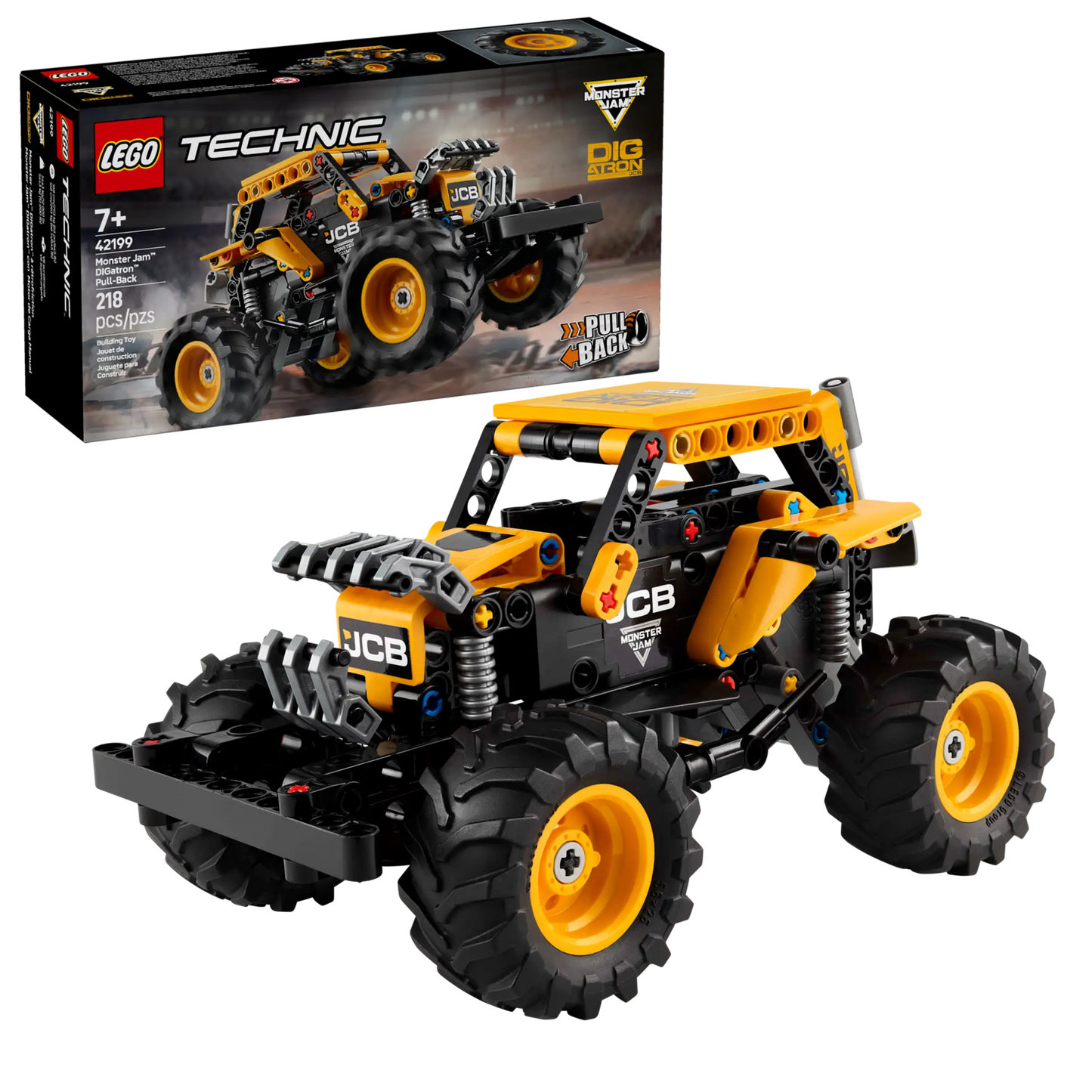 42199 Monster Jam DIGatron Pull-Back Technic Lego Set