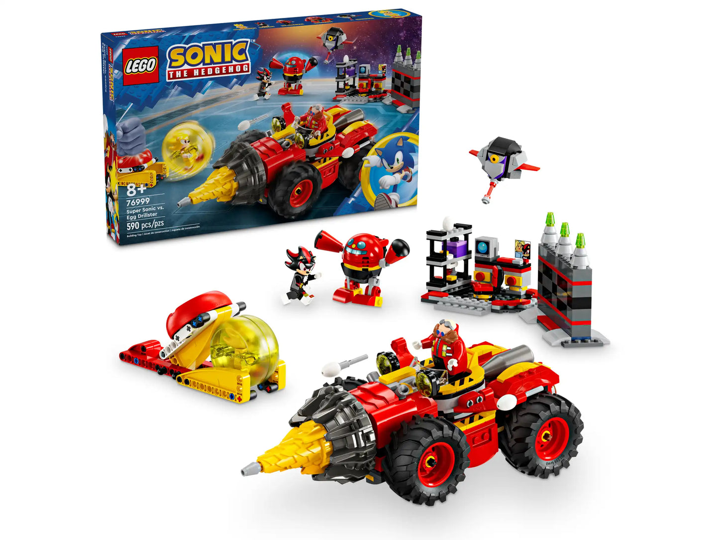 76999 Super Sonic vs Egg Drillster Sonic the Hedgehog Lego Set