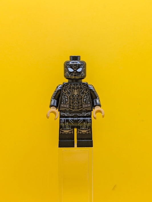 Spider-Man sh0774 Black and Gold Suit Marvel Lego Minifigure