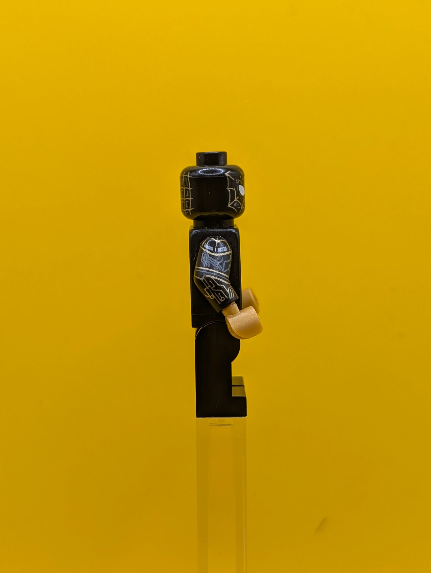 Spider-Man sh0774 Black and Gold Suit Marvel Lego Minifigure