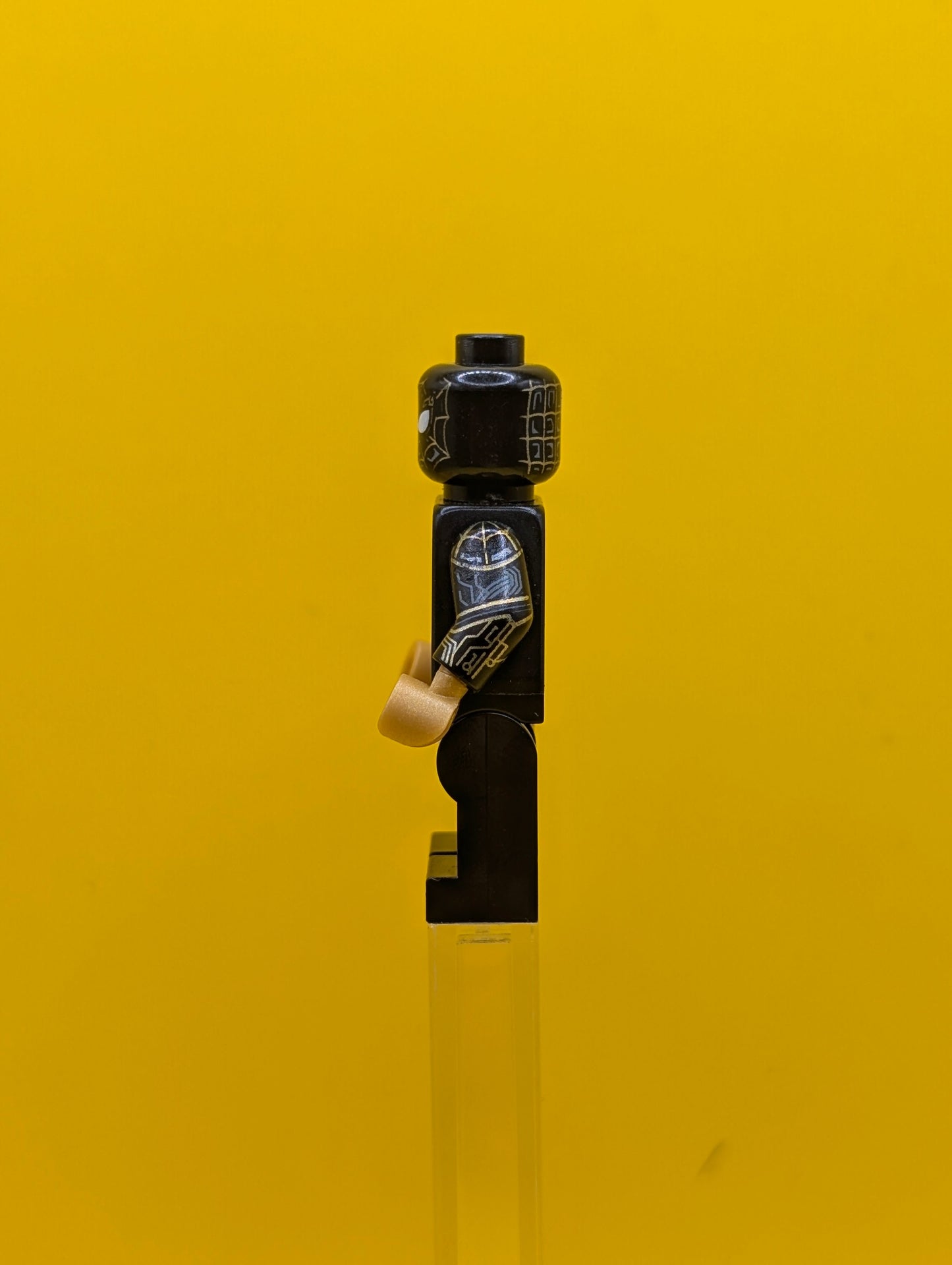 Spider-Man sh0774 Black and Gold Suit Marvel Lego Minifigure