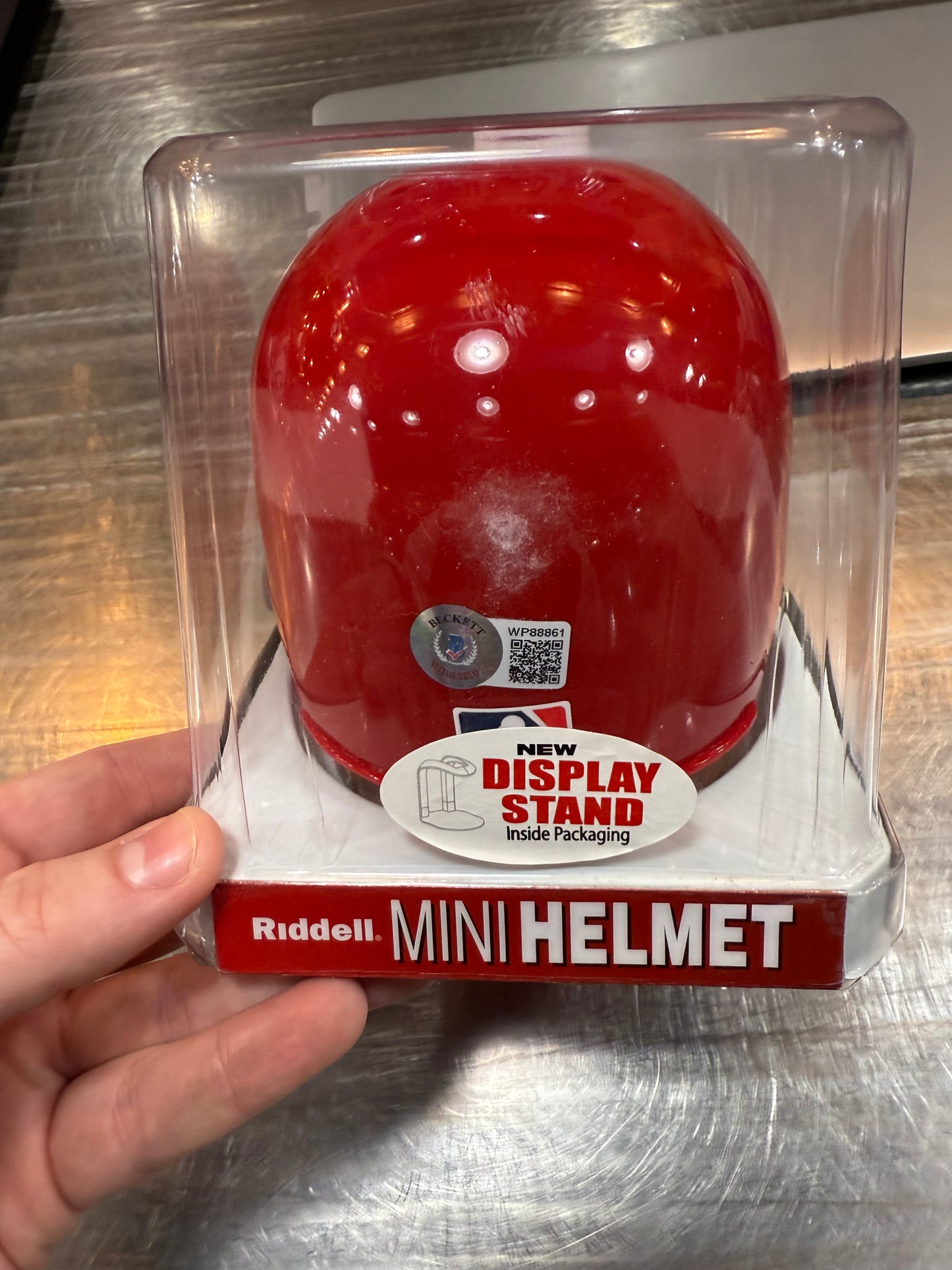 Corbin Carroll Signed Beckett Authentic Mini Helmet