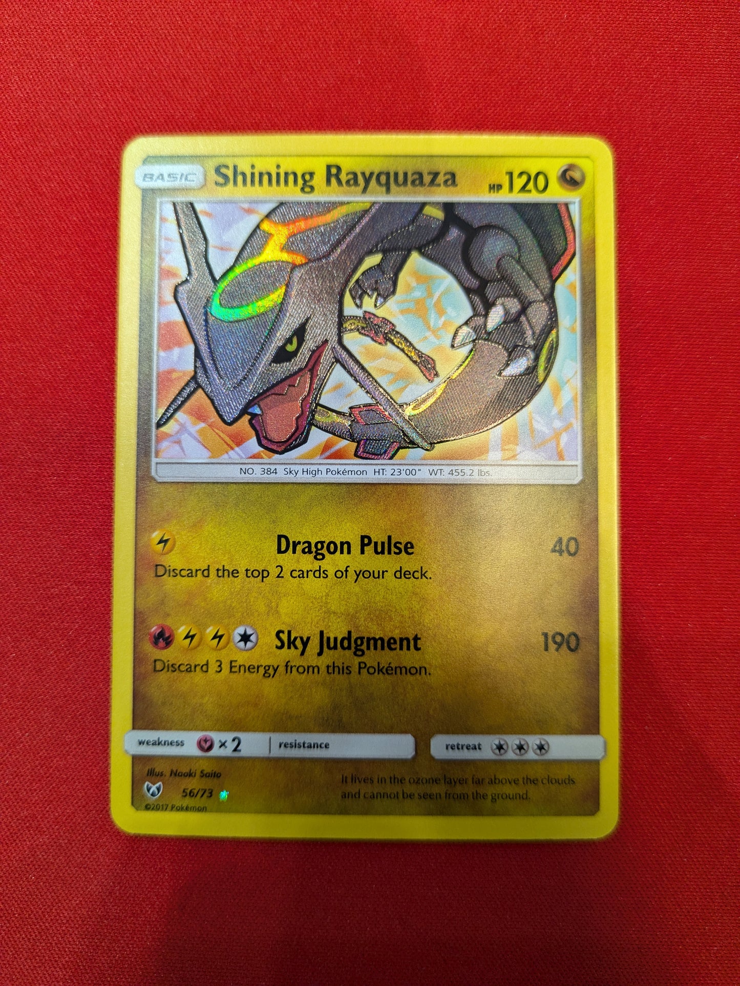 #56/73 Shining Rayquaza Shining Legends