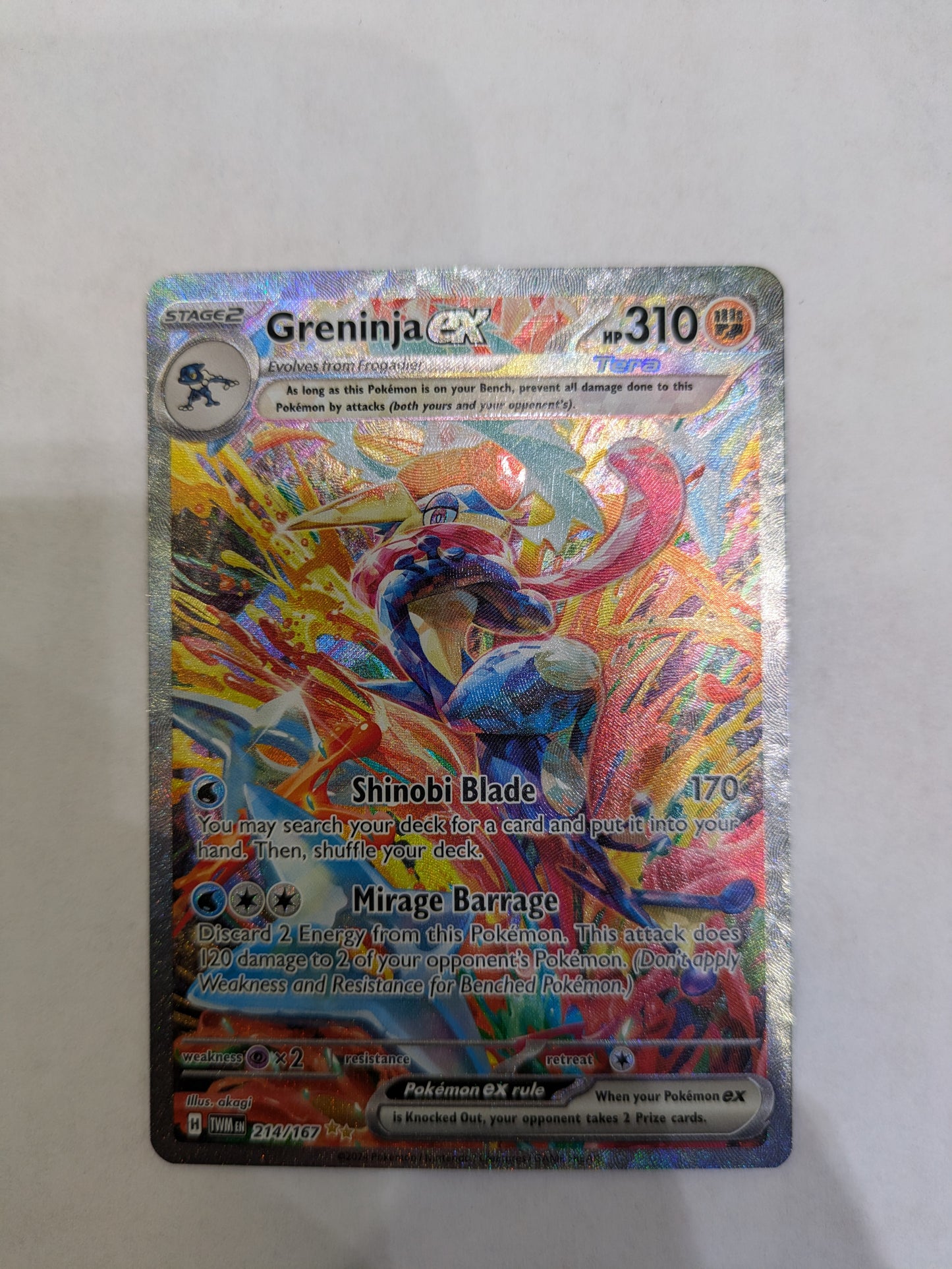 Greninja ex #214