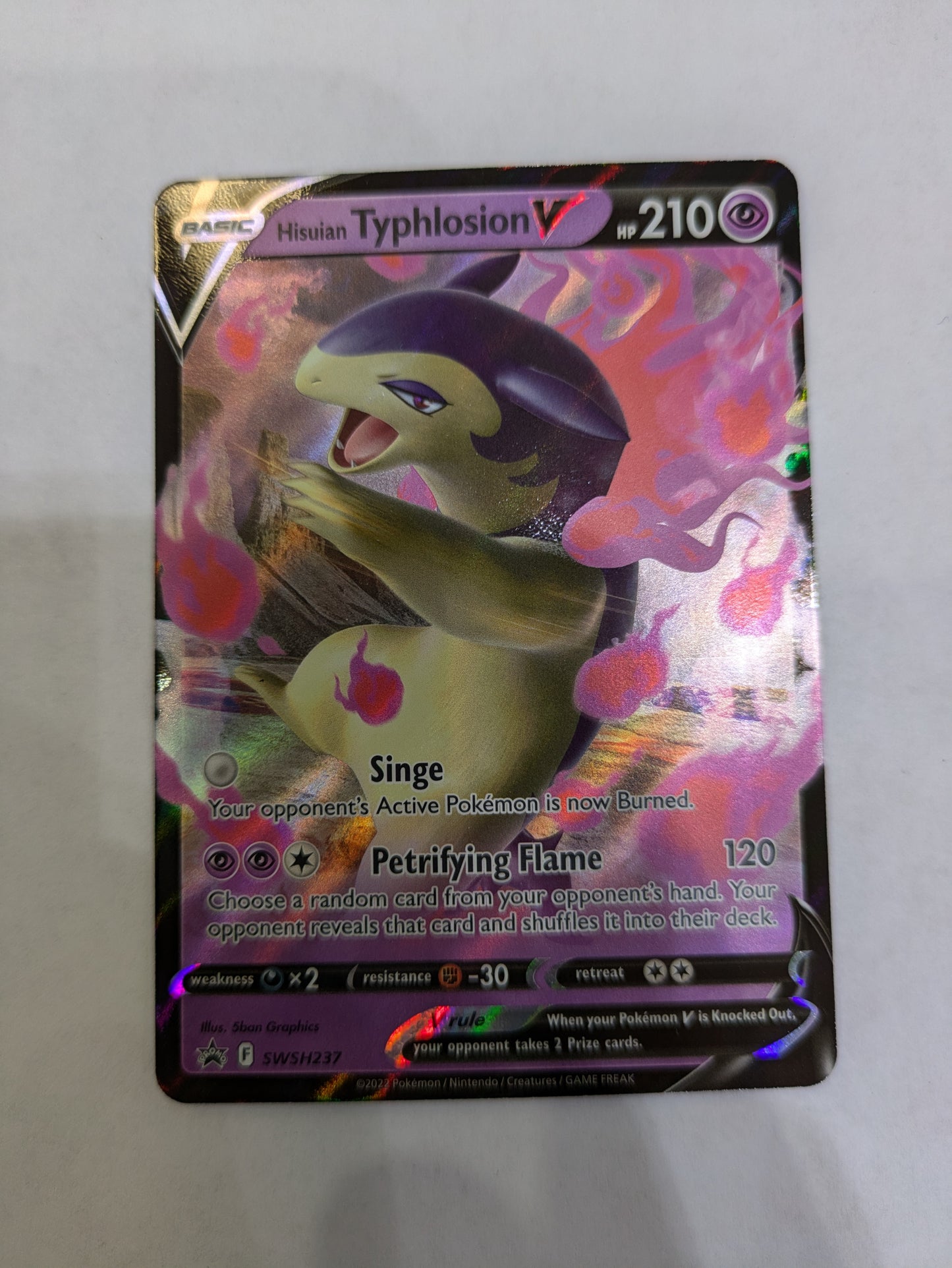 Hisuian Typhlosion V #SWSH237