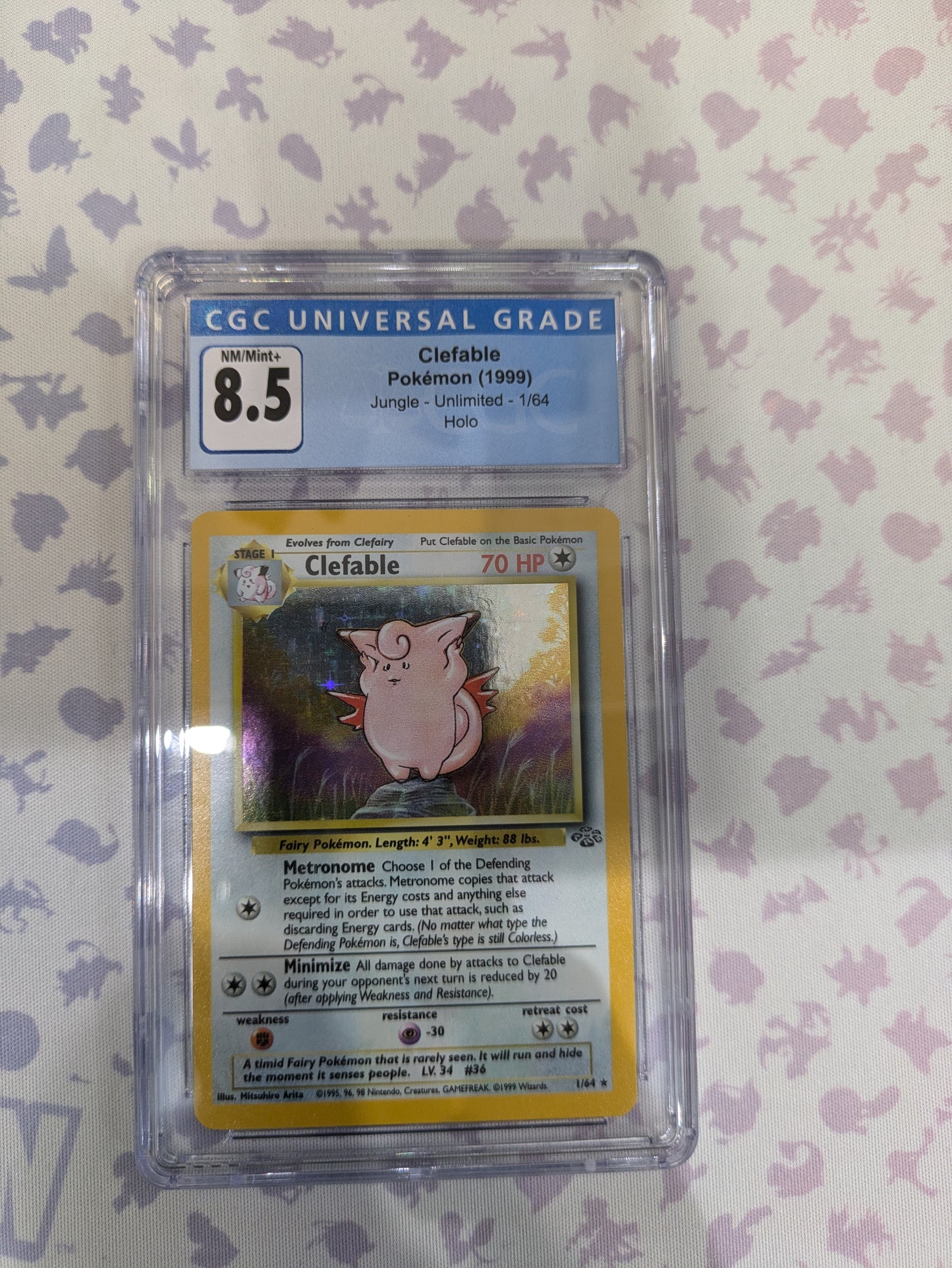 Clefable #1 CGC 8.5