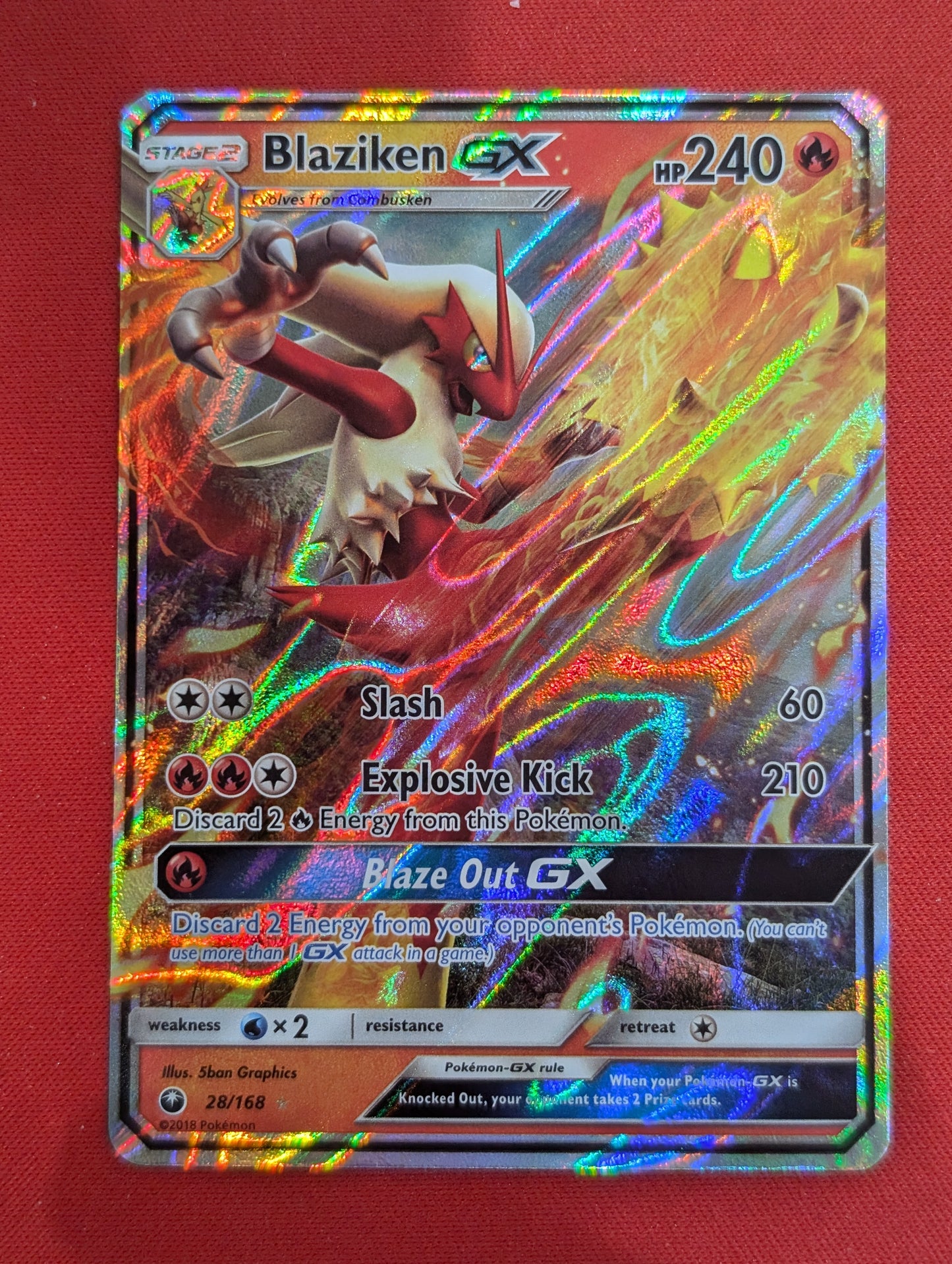 Blaziken GX #28