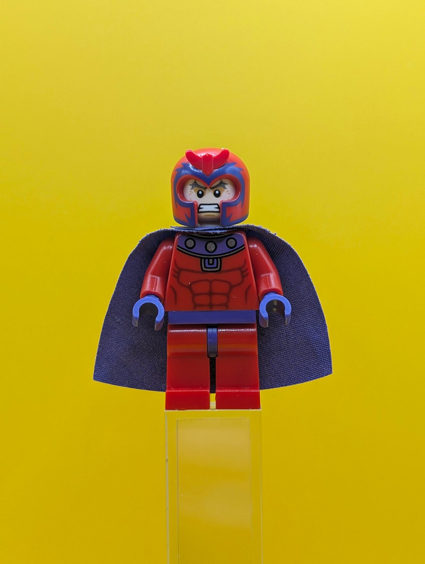 Magneto sh0031 Red Outfit Cloth Cape Marvel Minifigure Lego