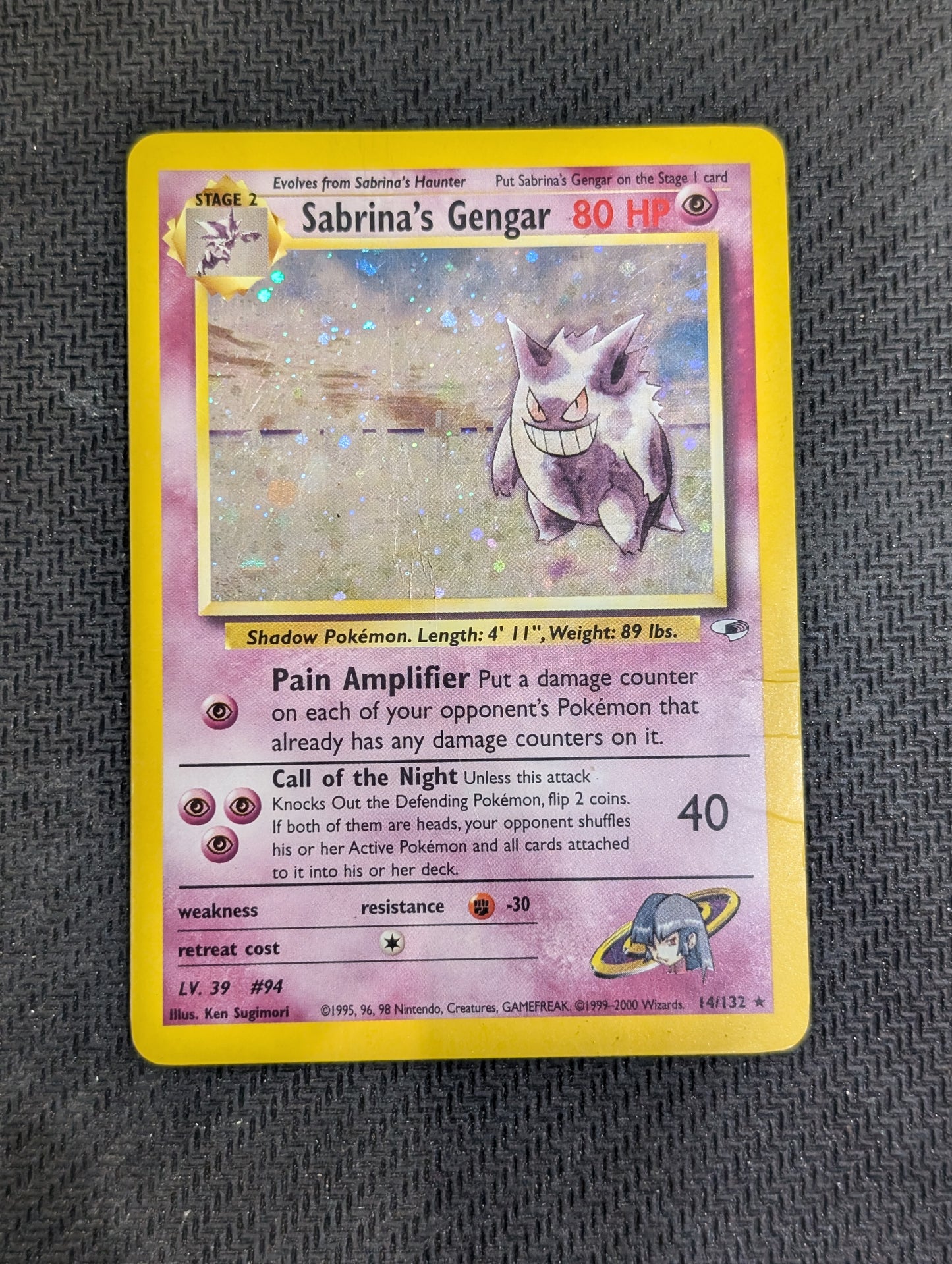 #014/132 Sabrina's Gengar Gym Heroes