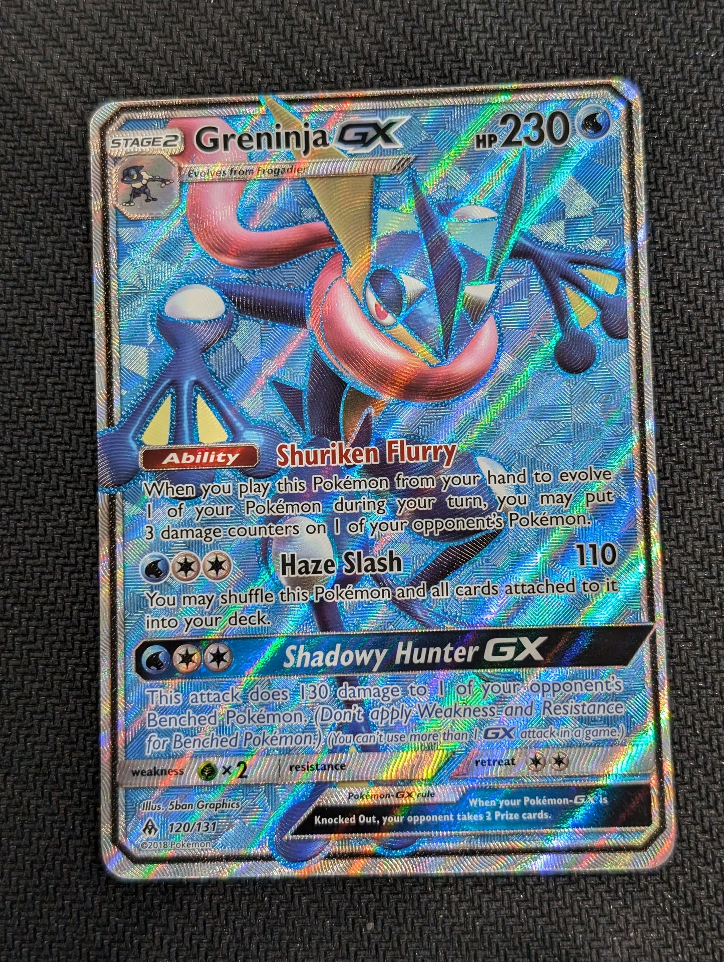 #120/131 Greninja EX Forbidden Light