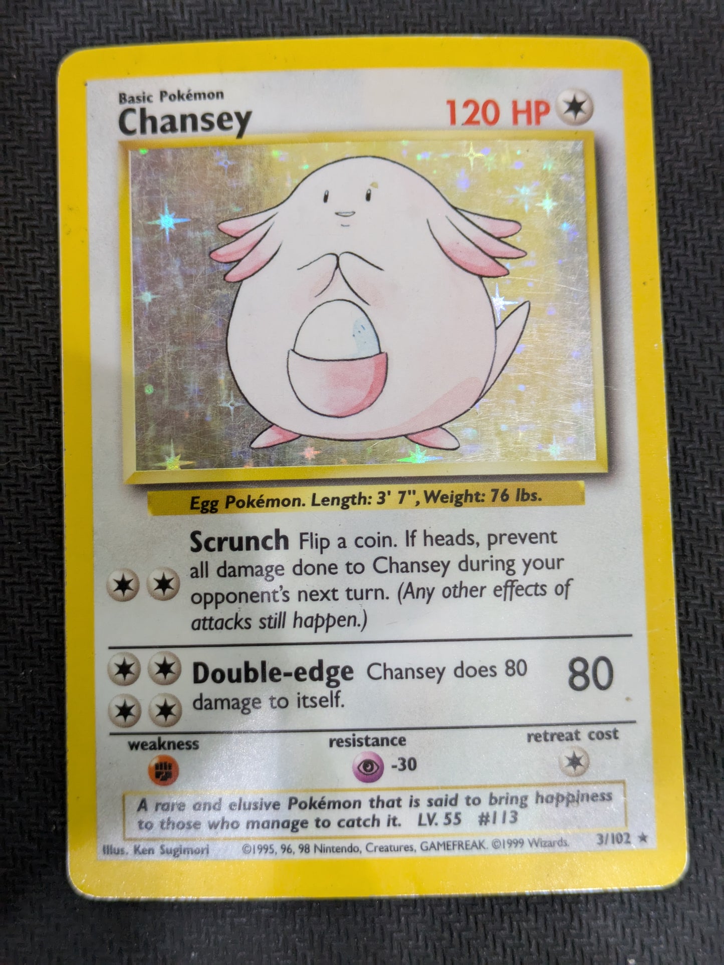 #003/102 Chansey Base Set