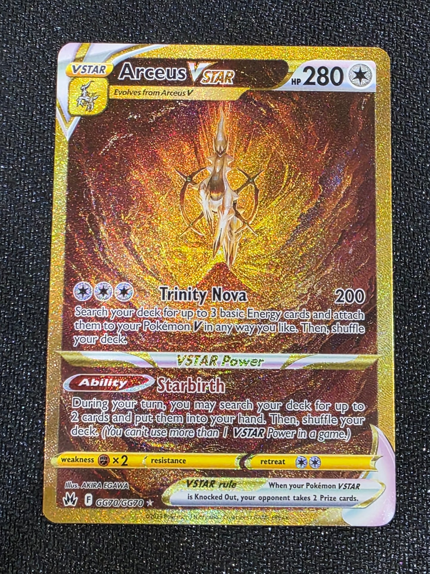 #GG70/GG70 Arceus Vstar Crown Zenith