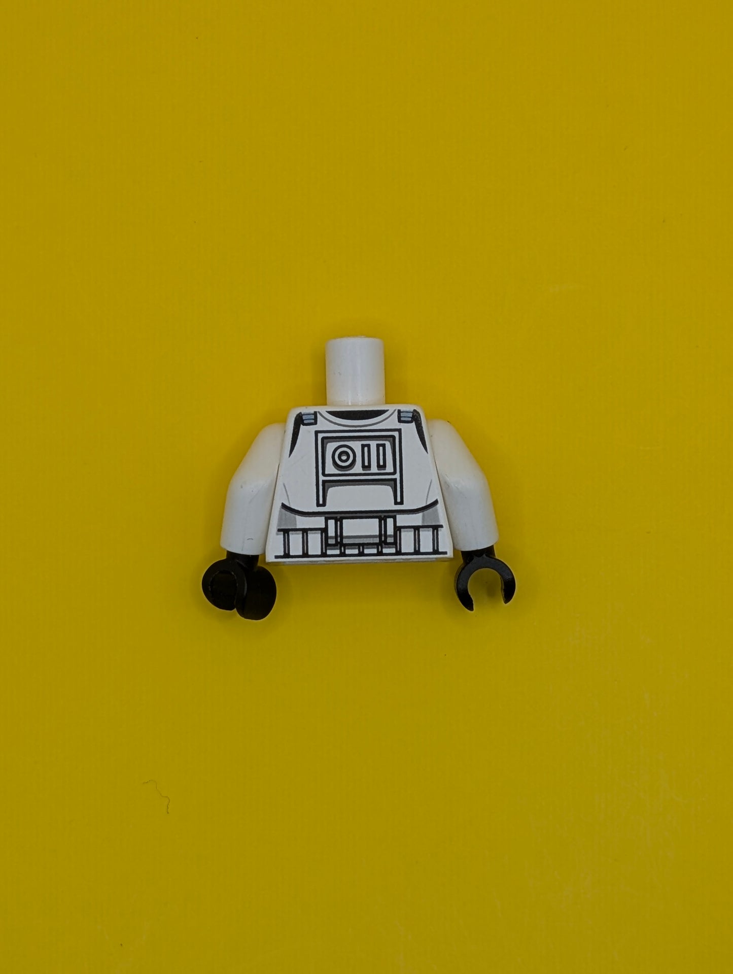 Torso SW Armor ARC Trooper (Clone Wars) Pattern / White Arms / Black Hands 973pb1051c01 Lego