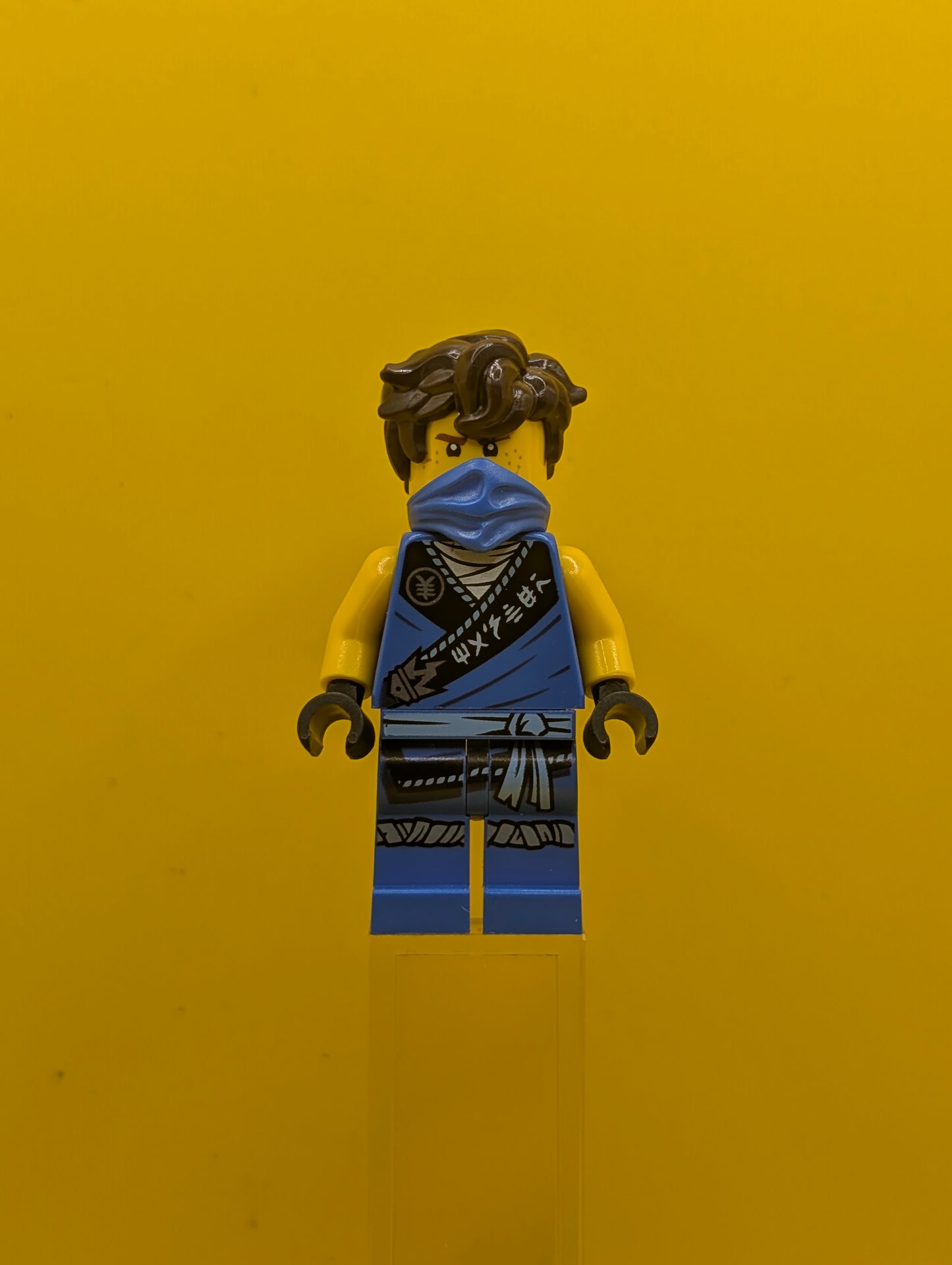 Jay njo0576a Legacy, Rebooted, Ninjago Logogram 'MASTER' on Torso, Hair Ninjago Lego Minifigure