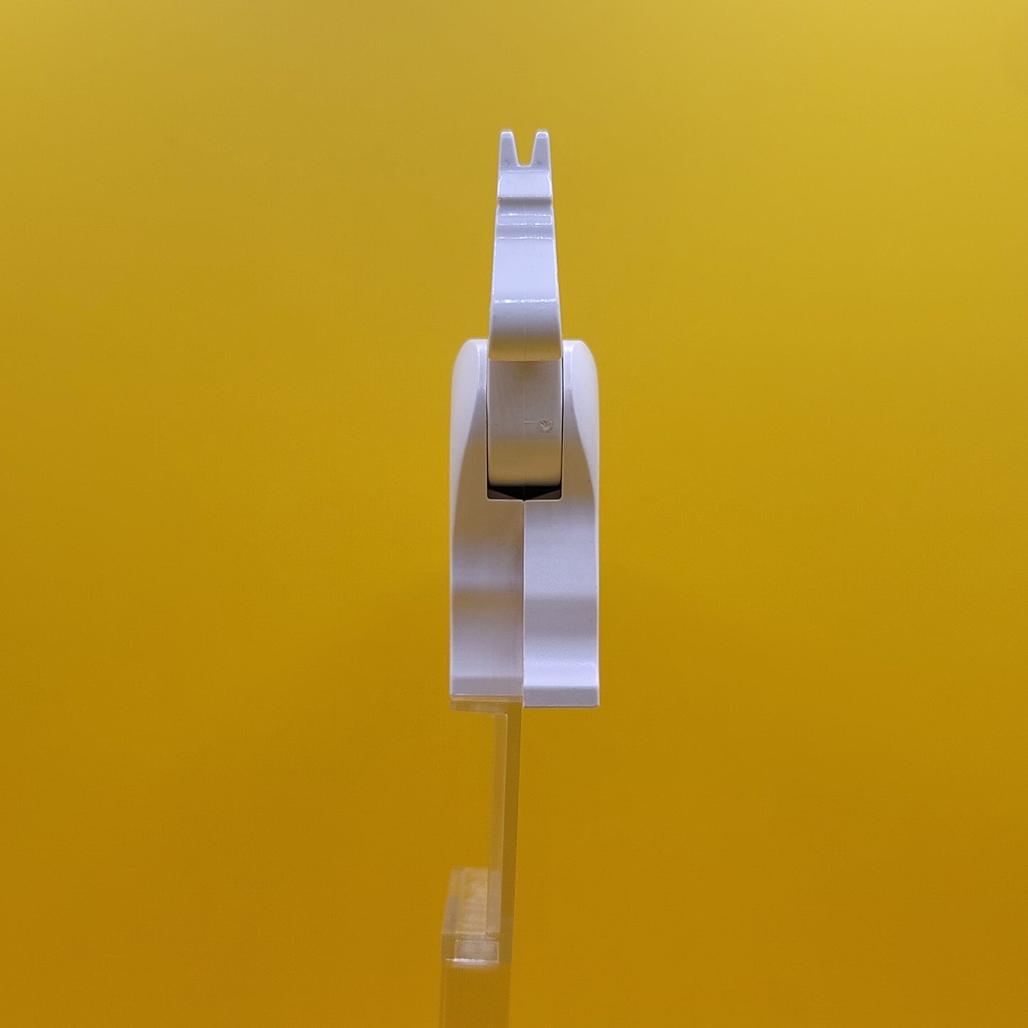 White Horse 4493c01pb04 with Black Eyes White Pupils Dark Brown Bridle Lego