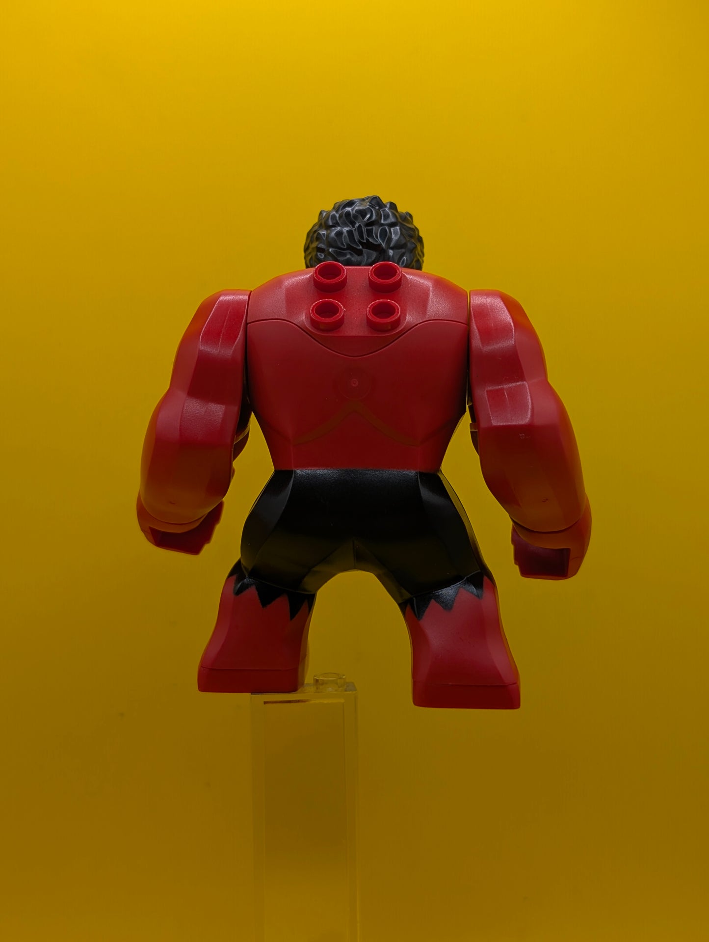 Red Hulk sh1001 Giant, Black Eyes Marvel Minifigure