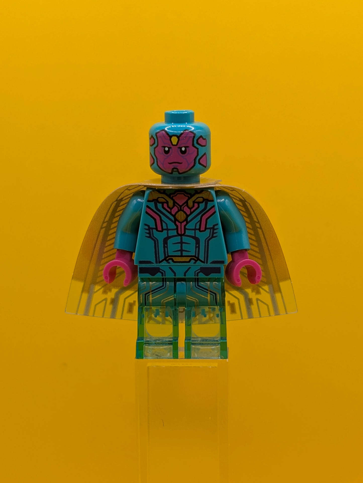 Vision sh0916 Dark Turquoise Marvel Lego Minifigure