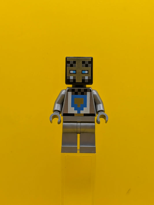 Knight min080 Black Head Minecraft Lego Minifigure